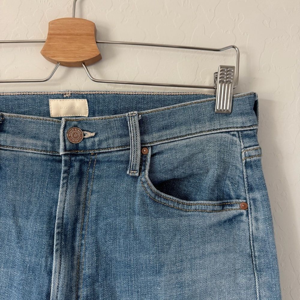 MOTHER DENIM HIGH WAISTED RIDER ANKLE JEANS in Kiss And Make Up Again Size 30 - Picture 3 of 8